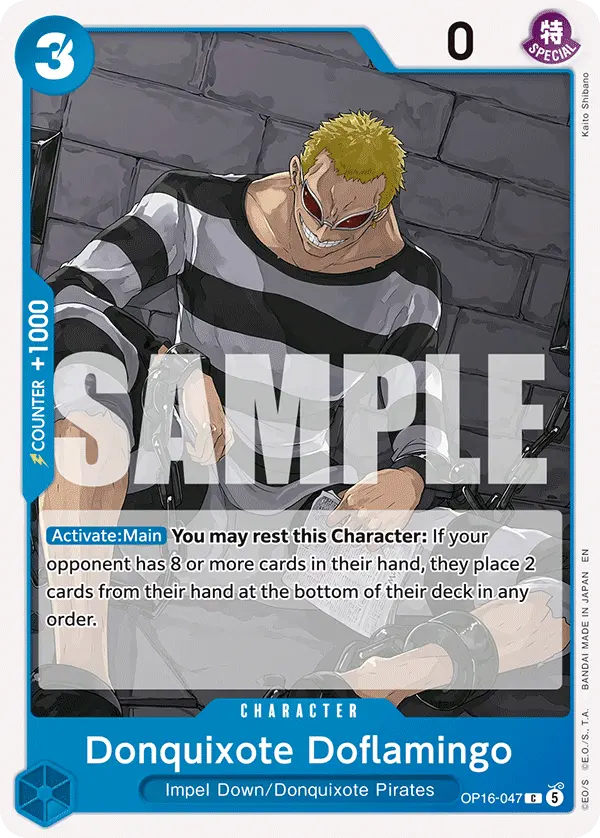 Donquixote Doflamingo OP16-047 card