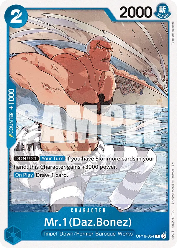 Mr.1(Daz.Bonez) OP16-054 card
