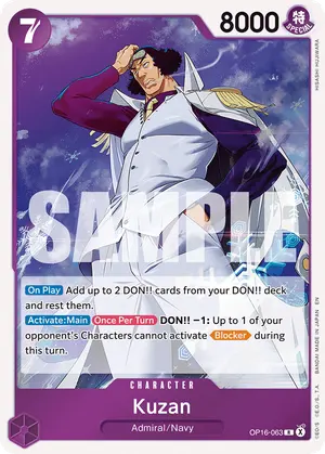 Carta Kuzan OP16-063