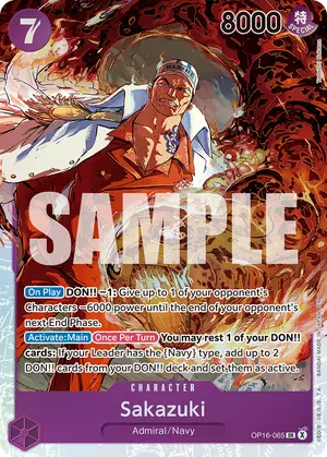 Carta Sakazuki OP16-065