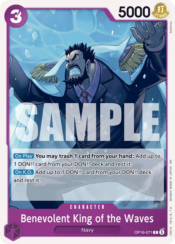 Benevolent King of the Waves OP16-071 card
