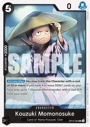 Carta Kouzuki Momonosuke OP16-084