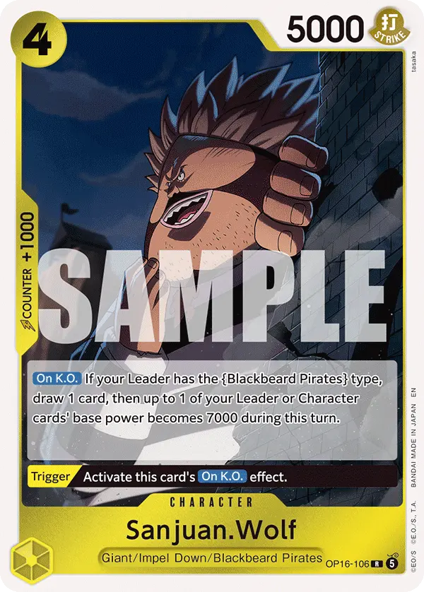 Sanjuan.Wolf OP16-106 card