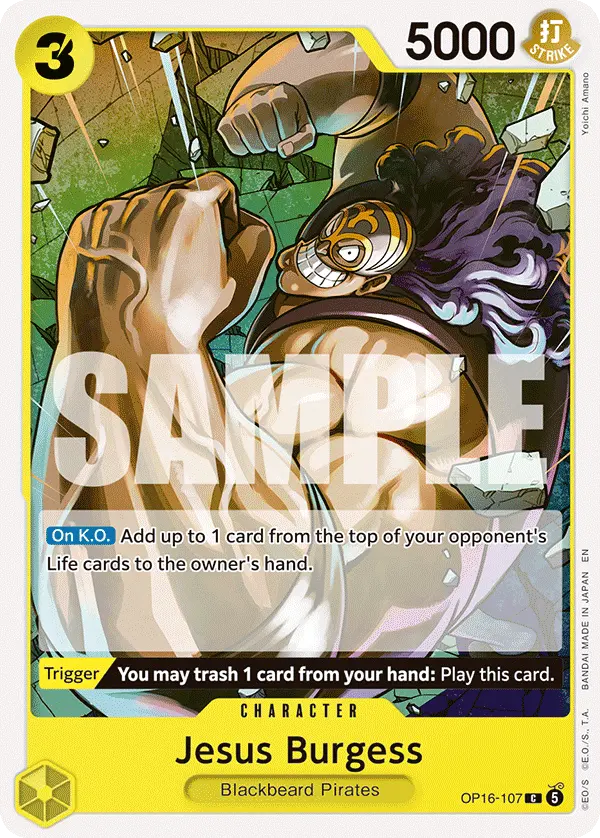 Jesus Burgess OP16-107 card