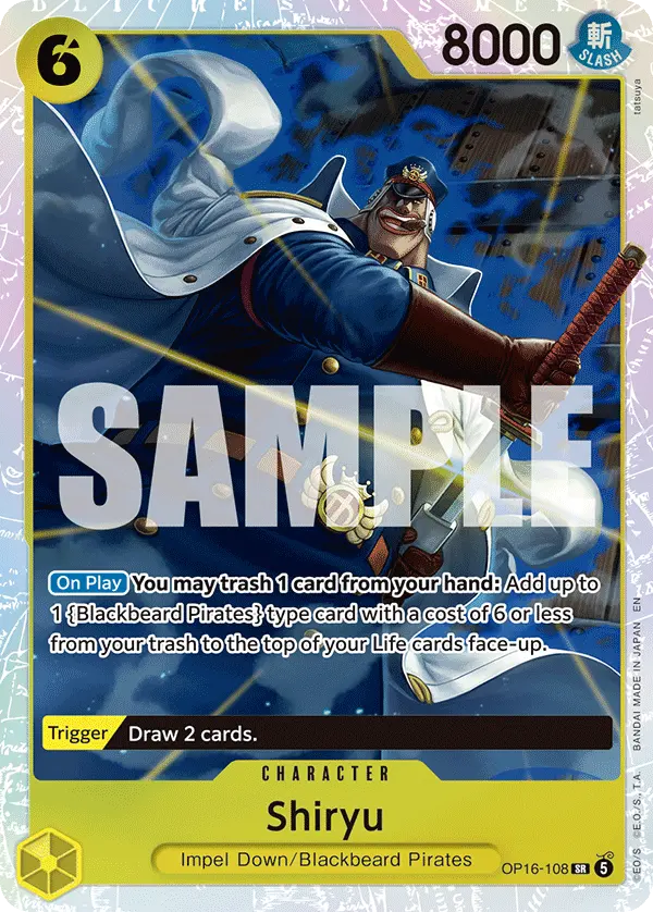 Shiryu OP16-108 card