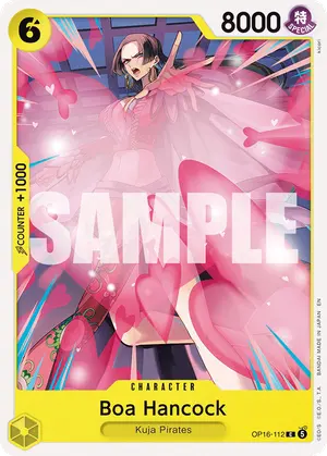 Carta Boa Hancock OP16-112