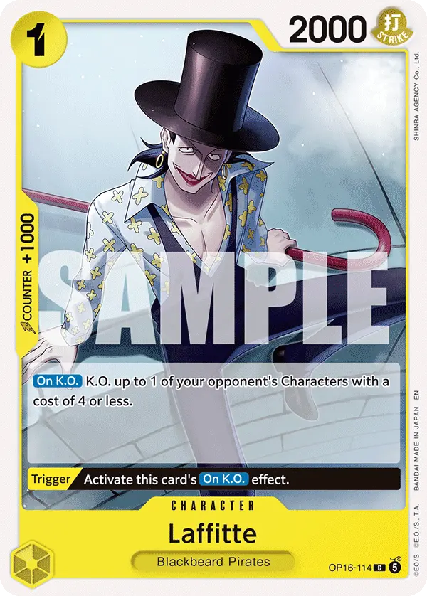 Laffitte OP16-114 card