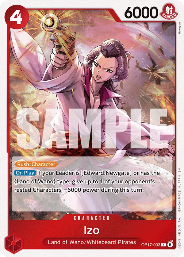 Izo OP17-003 card