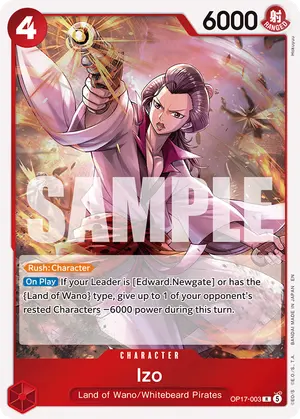 Carta Izo OP17-003