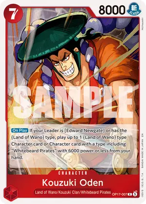 Carta Kouzuki Oden OP17-007