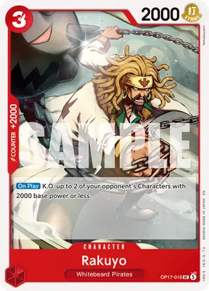 Carta Rakuyo OP17-016