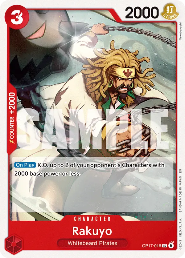Carta Rakuyo OP17-016