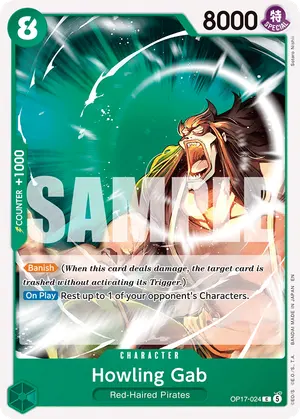 Carta Howling Gab OP17-024