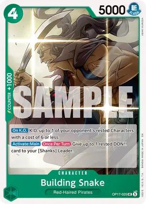 Carta Building Snake OP17-025