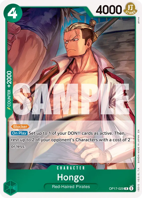Hongo OP17-029 card