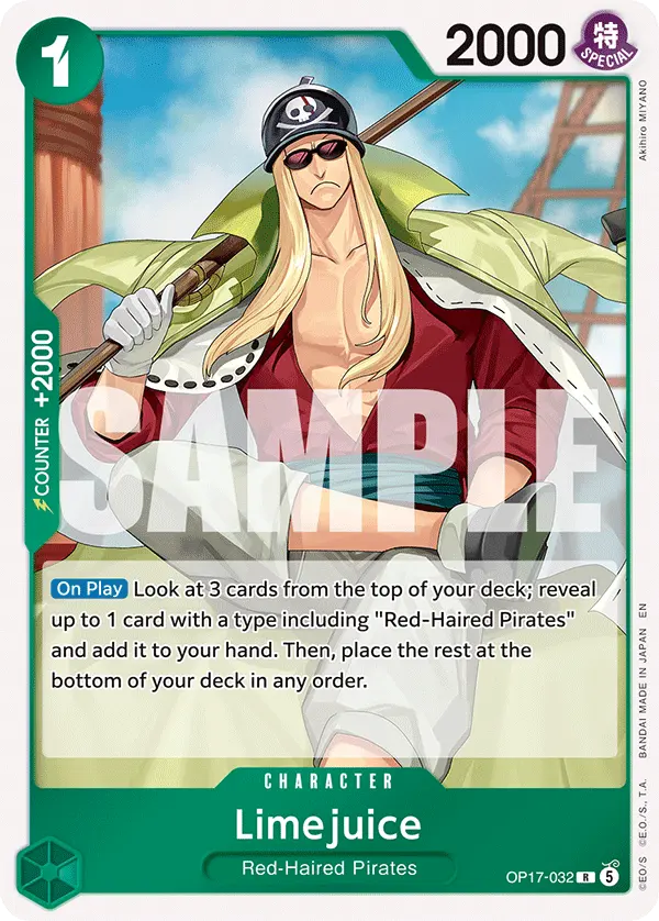 Carta Limejuice OP17-032