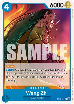 Carta Wang Zhi OP17-041
