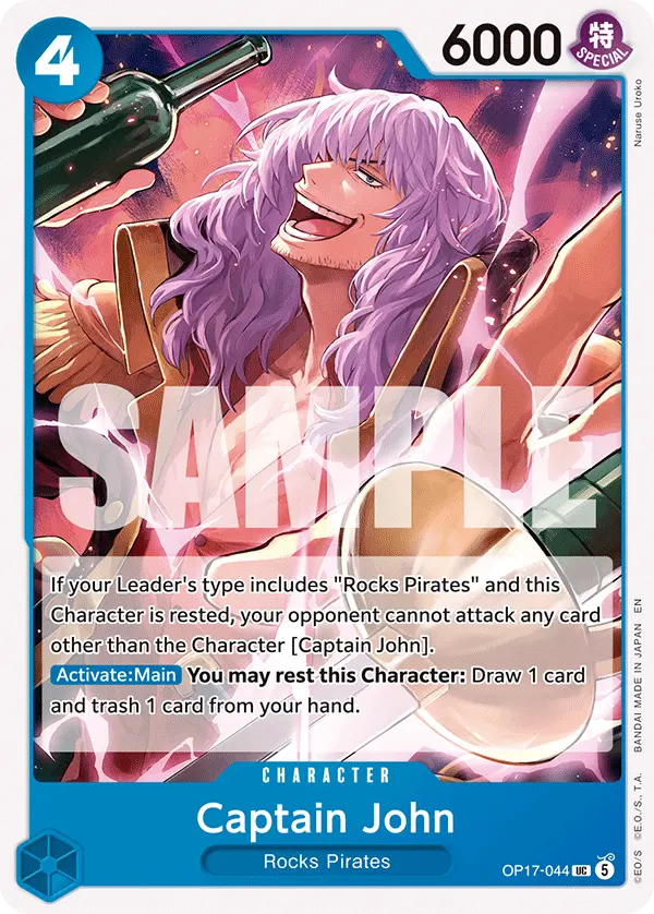 Carta Captain John OP17-044