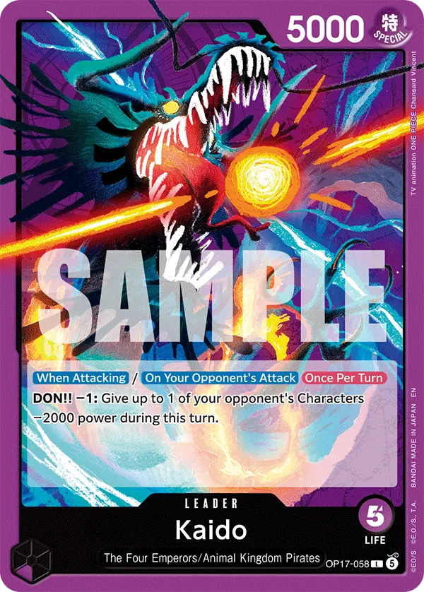 Kaido OP17-058 card
