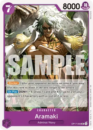 Carta Aramaki OP17-059