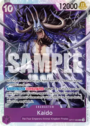 Carta Kaido OP17-063