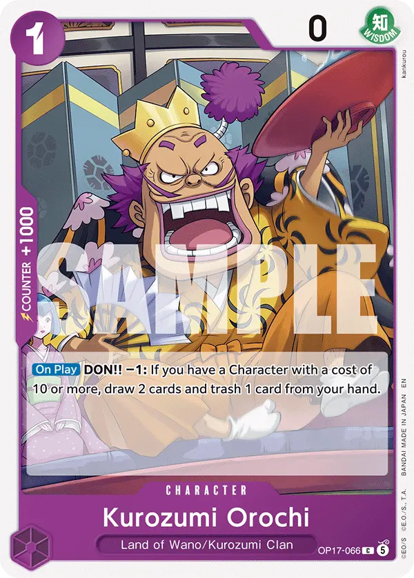 Kurozumi Orochi OP17-066 card