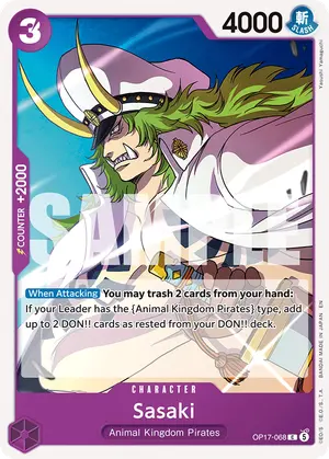 Carta Sasaki OP17-068