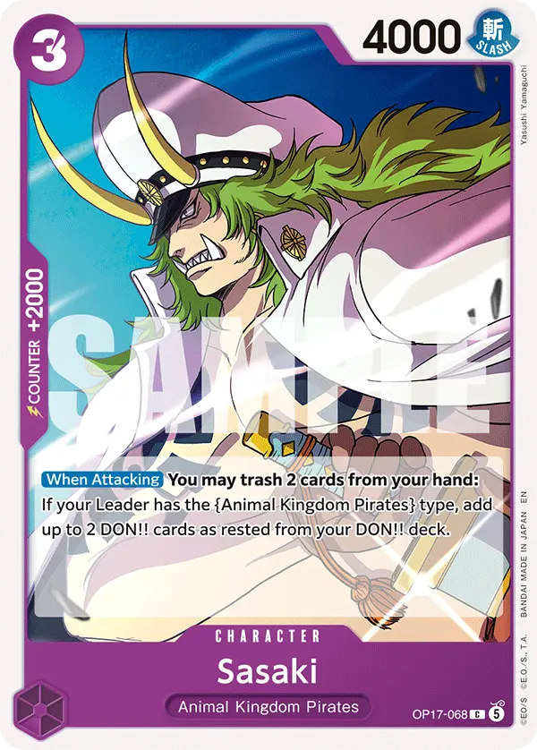 Carta Sasaki OP17-068