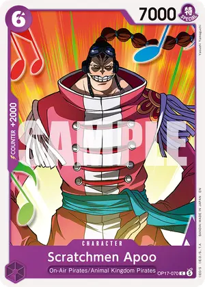 Carta Scratchmen Apoo OP17-070