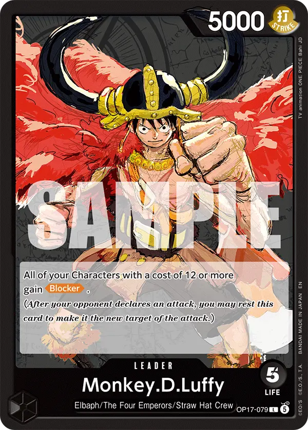 Monkey.D.Luffy OP17-079 card