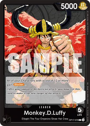 Carta Monkey.D.Luffy OP17-079