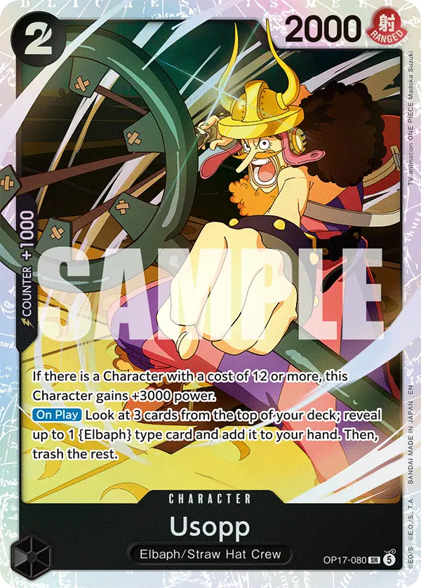 Carta Usopp OP17-080