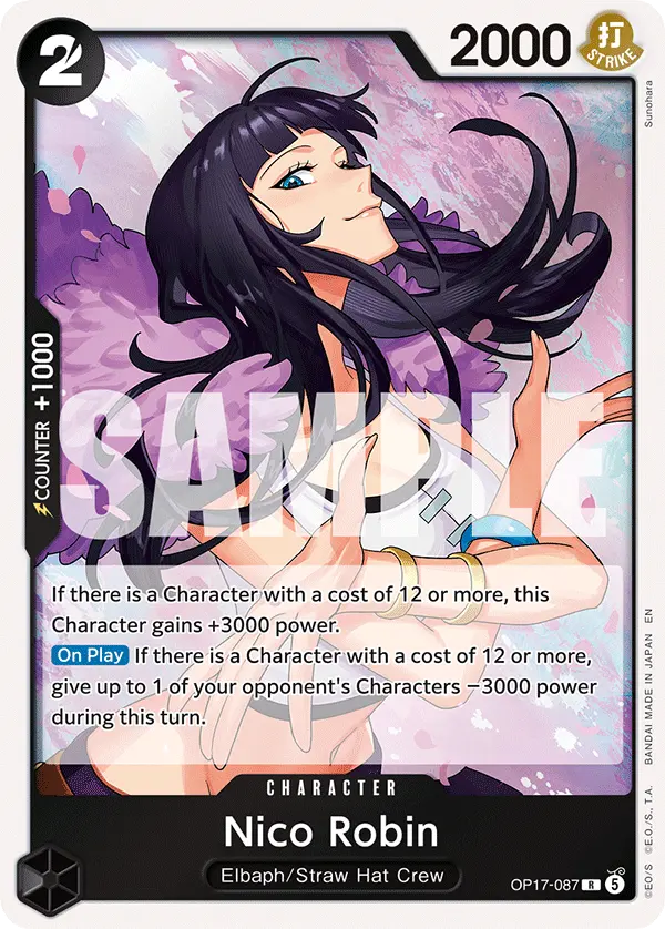 Carta Nico Robin OP17-087