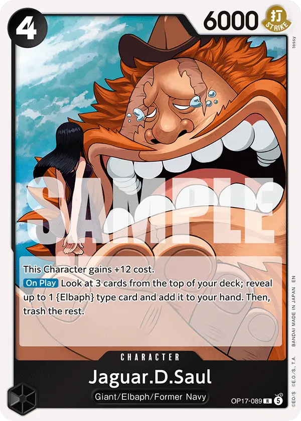 Carta Jaguar.D.Saul OP17-089