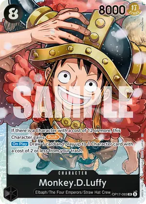 Carta Monkey.D.Luffy OP17-093