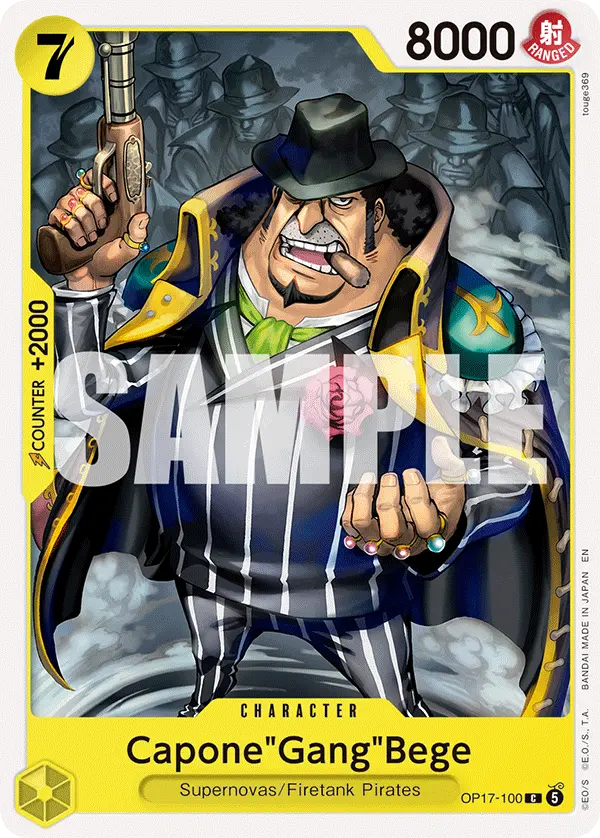 Carta Capone"Gang"Bege OP17-100