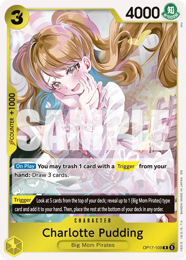 Charlotte Pudding OP17-109 card