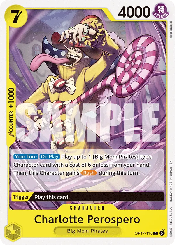 Carta Charlotte Perospero OP17-110