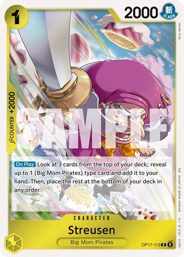 Streusen OP17-113 card