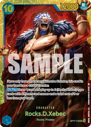 Carta Rocks.D.Xebec OP17-118