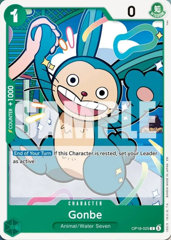 Gonbe OP18-025 card