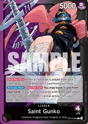 Carta Saint Gunko OP18-060