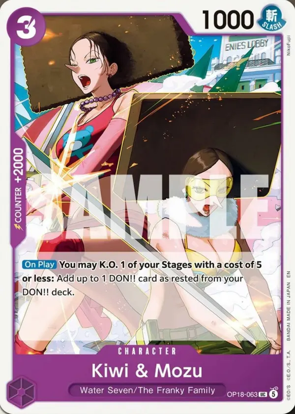 Carta Kiwi & Mozu OP18-063