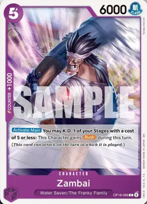 Carta Zambai OP18-066