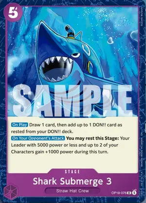 Carta Shark Submerge 3 OP18-076
