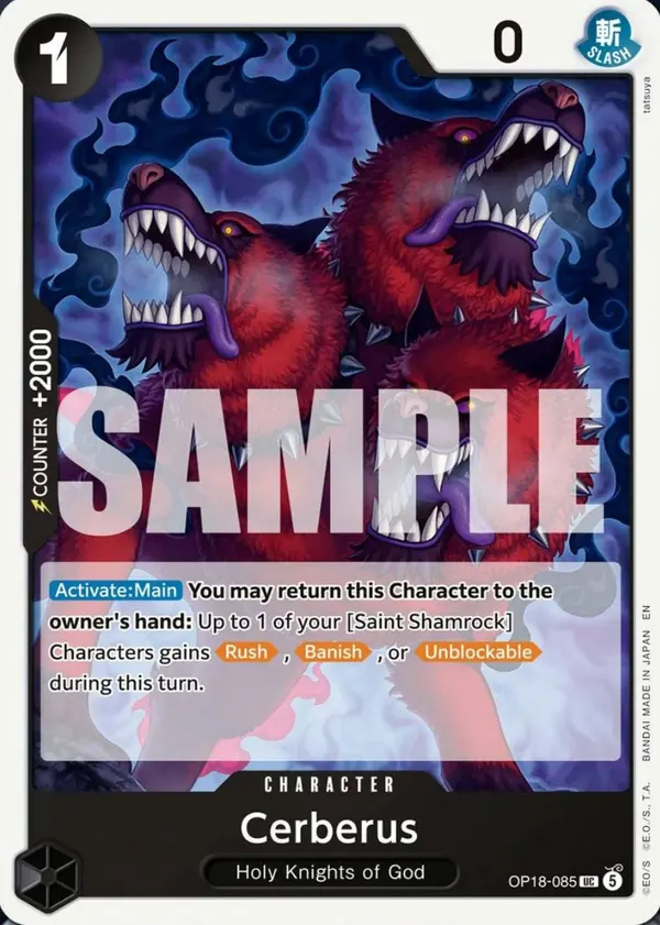 Carta Cerberus OP18-085