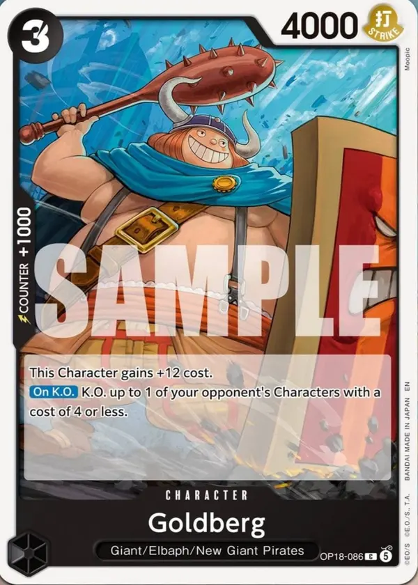 Goldberg OP18-086 card