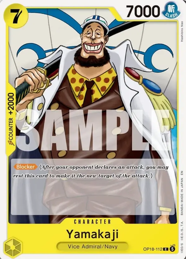 Yamakaji OP18-112 card