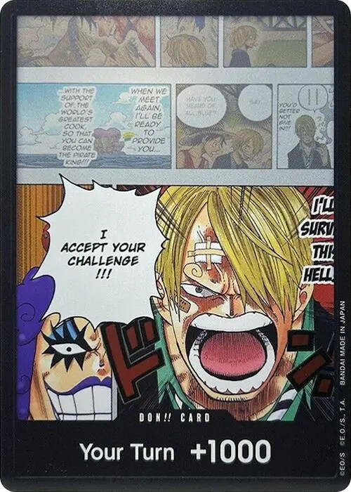 Carta DON!! Card (Ivankov & Sanji) (Double Pack Set Vol. 3)