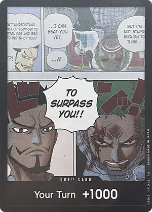 Carta DON!! Card (Mihawk & Zoro) (Double Pack Set Vol. 3)